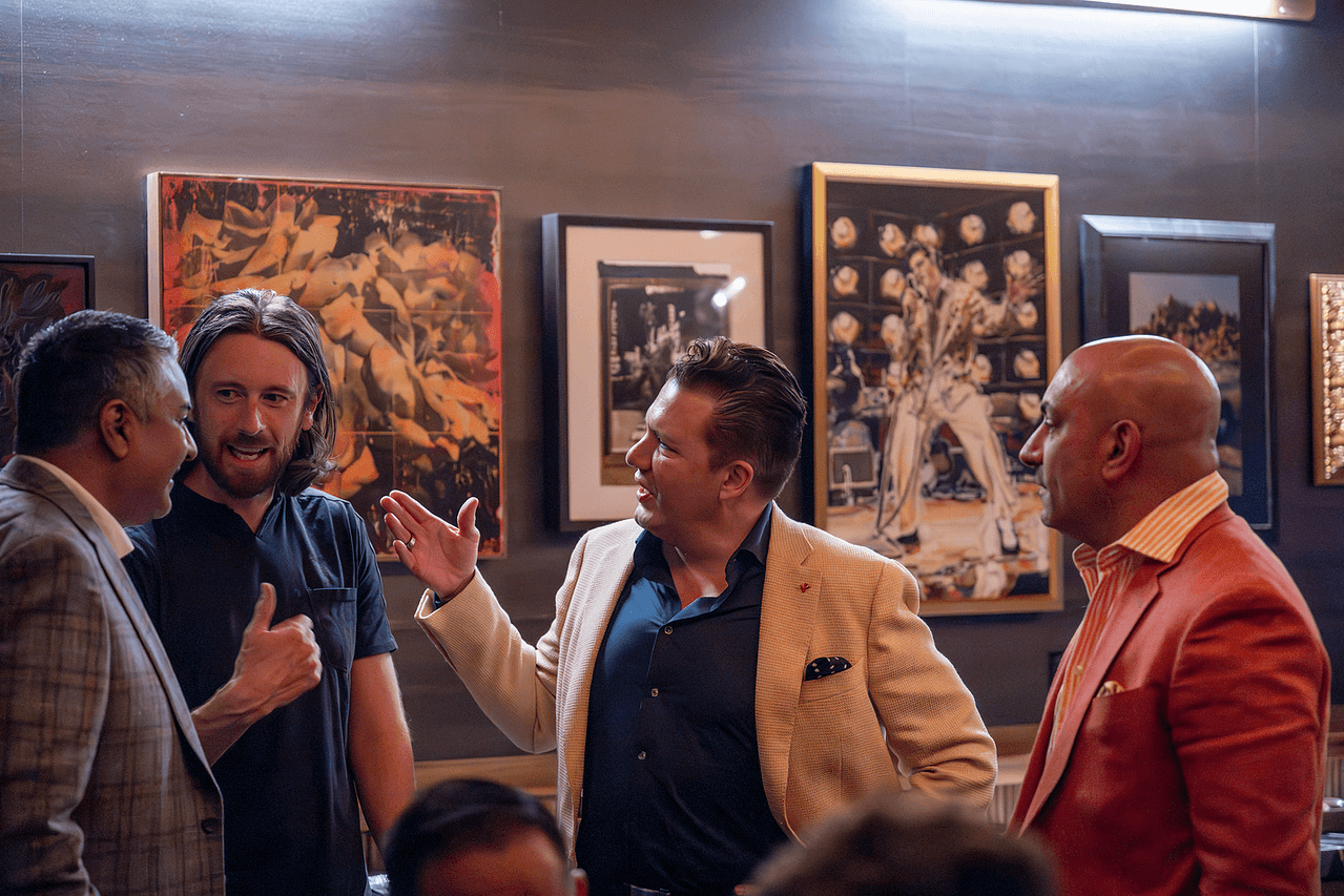 vCSO.ai team at event